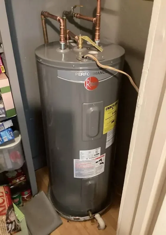 Drain and sewer storage installed by an emergency plumber.